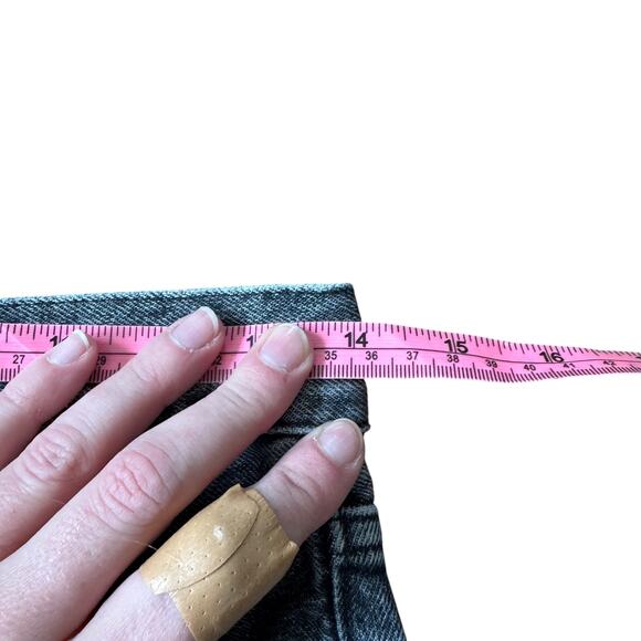 AGOLDE 90's Mid Rise Loose Jean Outline Wash Distressed Gray - Picture 11 of 11